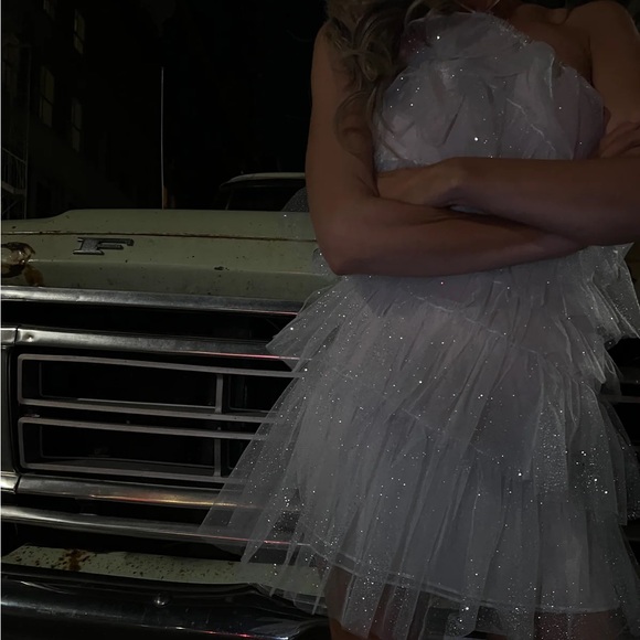 The Bar Lou Dress Sparkle Blanc 00 - Picture 3 of 15